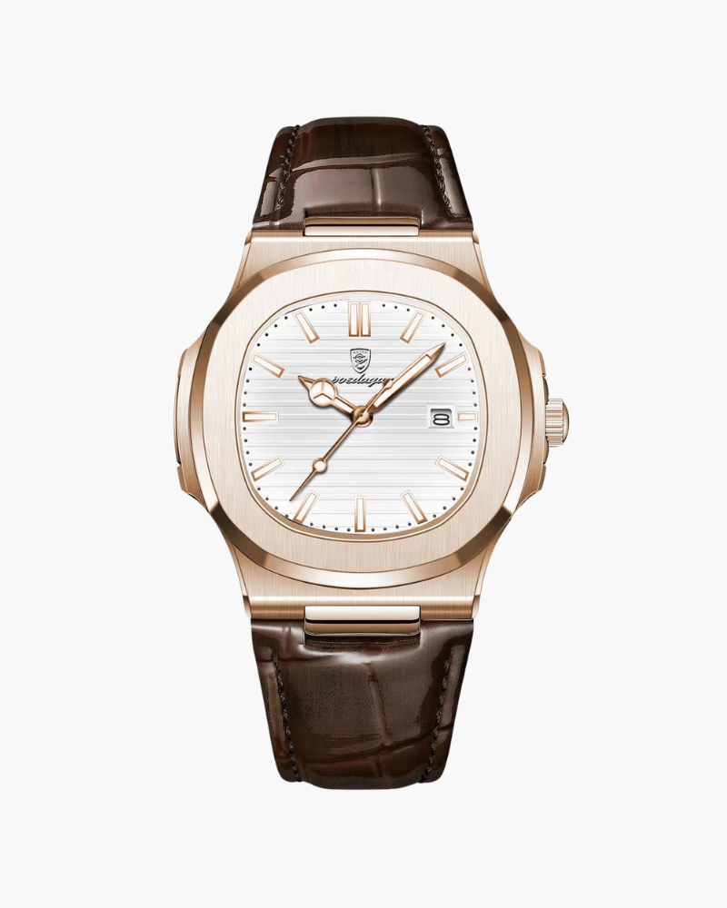 Lissabon Lederarmbanduhr