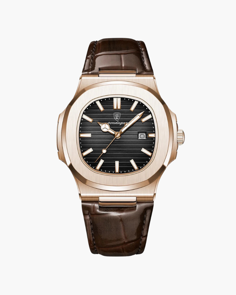 Lissabon Lederarmbanduhr