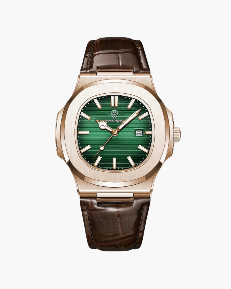 Lissabon Lederarmbanduhr