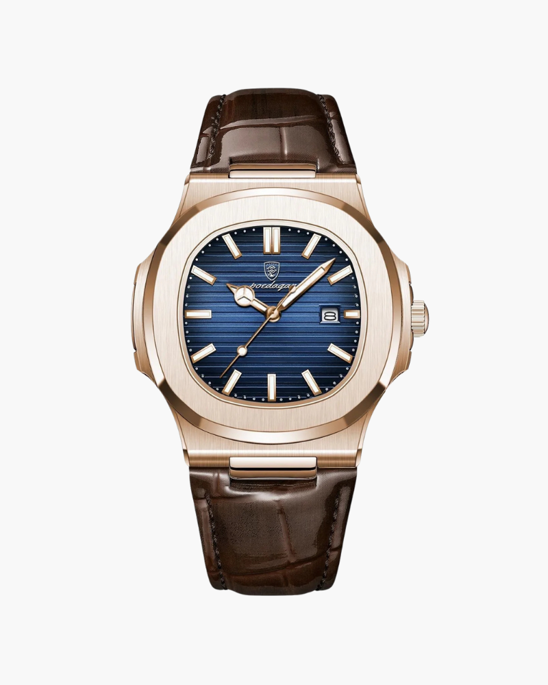 Lissabon Lederarmbanduhr