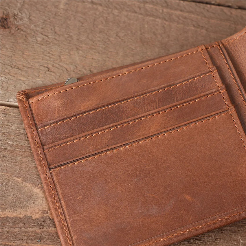 Cherry Minimal Leder-Geldbörse