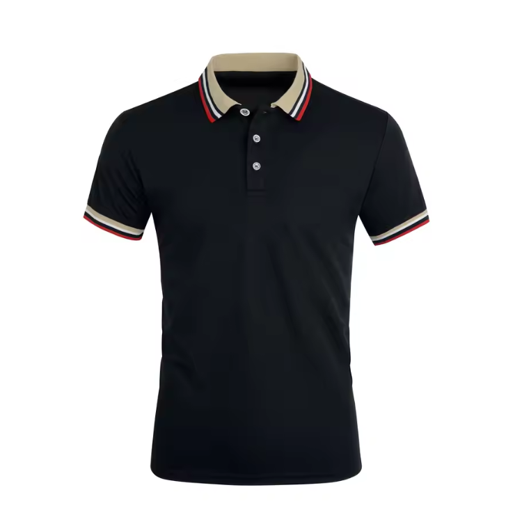 Poloshirt mit V-Ausschnitt